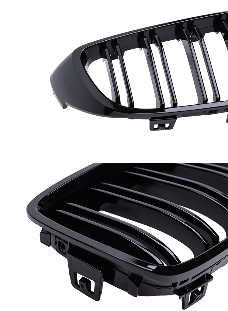 Gloss Black M4 Style Front Bumper Bar Grill Bodykit for BMW 4 Series F32 F33 F36 & F80 M3 F82 F83 M4