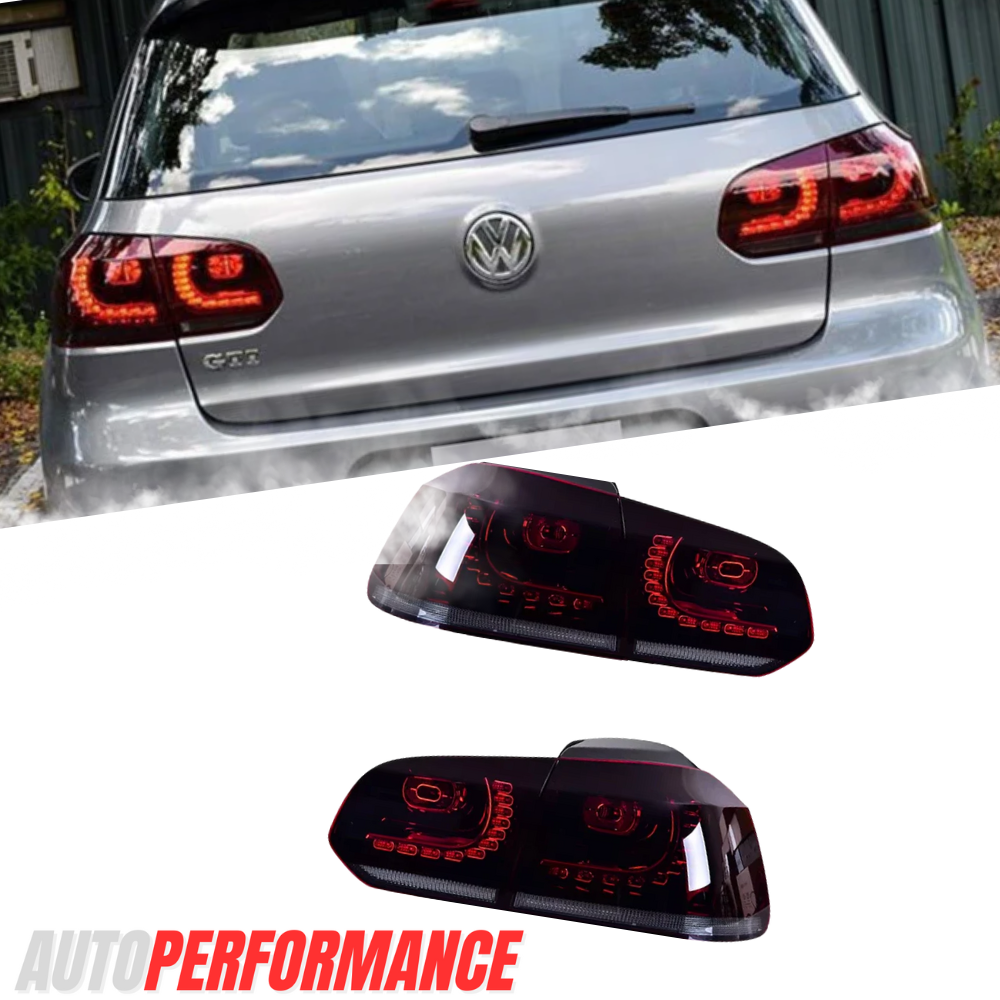 VW Golf MK6 GTI Style Taillights – LED Sequential Indicators (2008–2012)