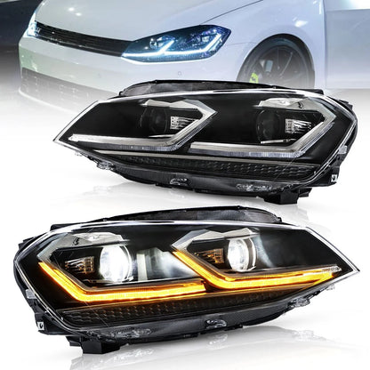 Volkswagen Golf MK7 / MK7.5 (2013–2020) R-Style LED Headlights