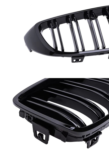 Gloss Black M4 Style Front Bumper Bar Grill Bodykit for BMW 4 Series F32 F33 F36 & F80 M3 F82 F83 M4