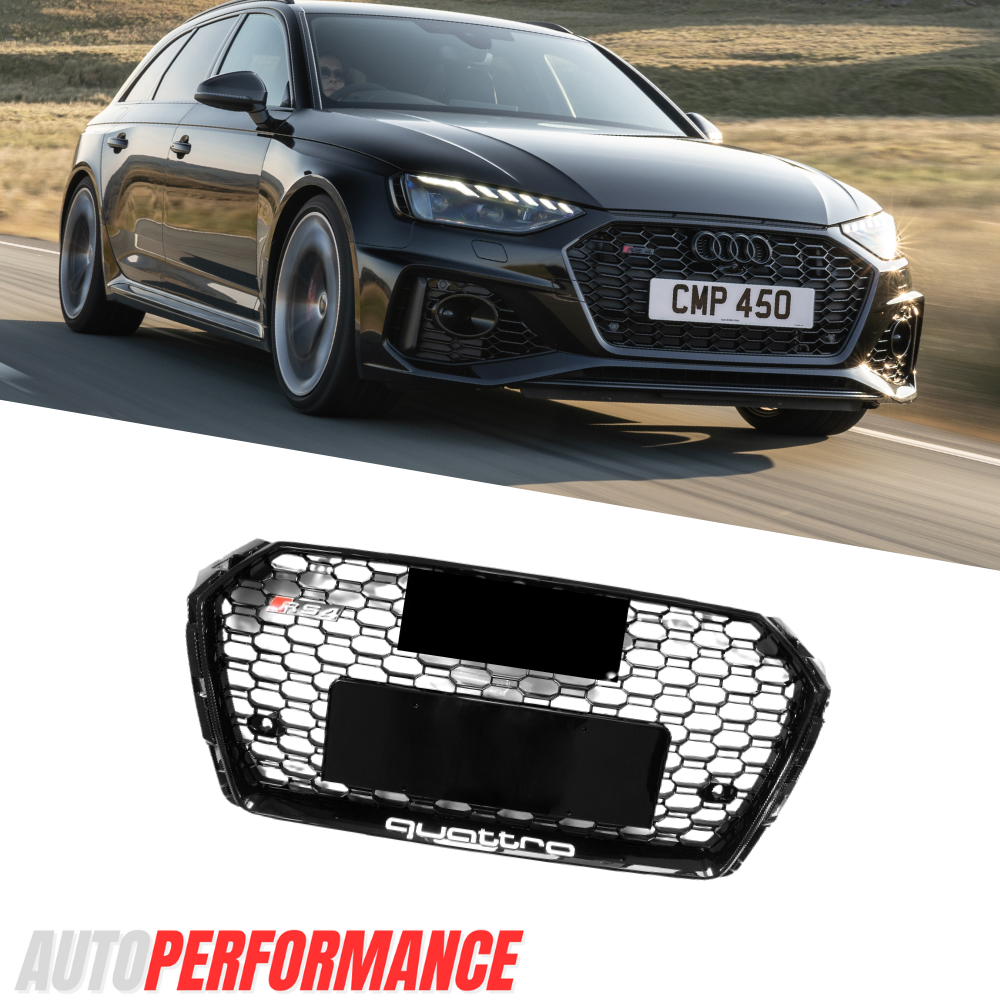RS4 Style Bumper Grill For A4/S4 B9 2015-2019