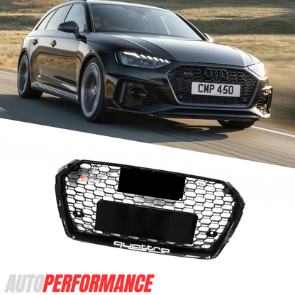 RS4 Style Bumper Grill For A4/S4 B9 2016-2019