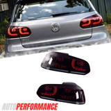 VW Golf MK6 GTI Style Taillights – LED Sequential Indicators (2008–2012)