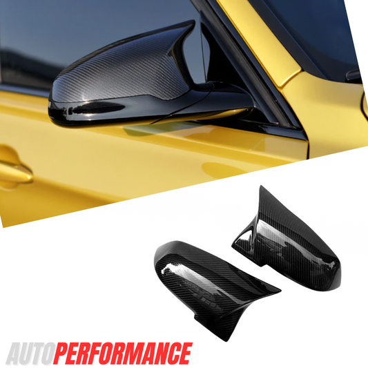 Carbon Fibre Style M Mirror Caps for BMW 1/2/3/4 Series + X1 E84 / M2 F87