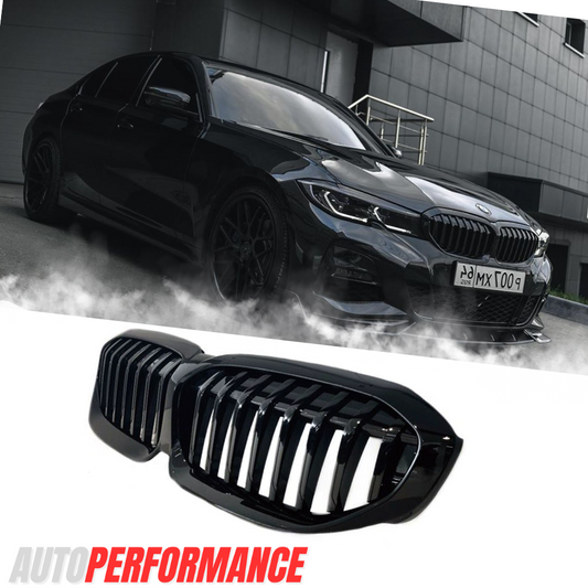 BMW G20 Gloss Black M-Performance Kidney Grilles (2019–2022) | Auto Performance AU