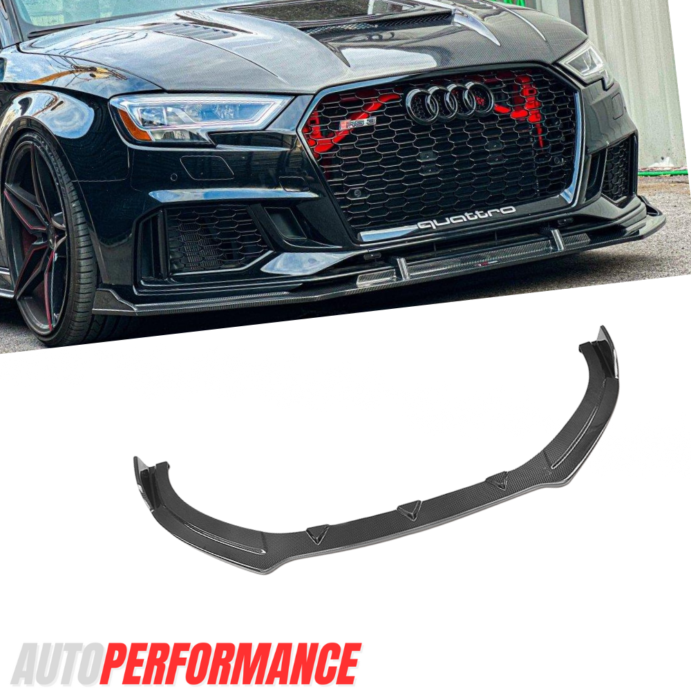 Audi A3/S3 8V (2013–2016 Pre-Facelift) Carbon Fibre RS3 Style Front Lip