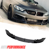 Matte Black Front Bumper / Front Lip Splitter for BMW F32 (4 Series)