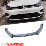VW Golf GTI MK/MK7.5 Front Lip Spoiler (2012–2020) – Gloss Black Splitter | AutoPerformance AU
